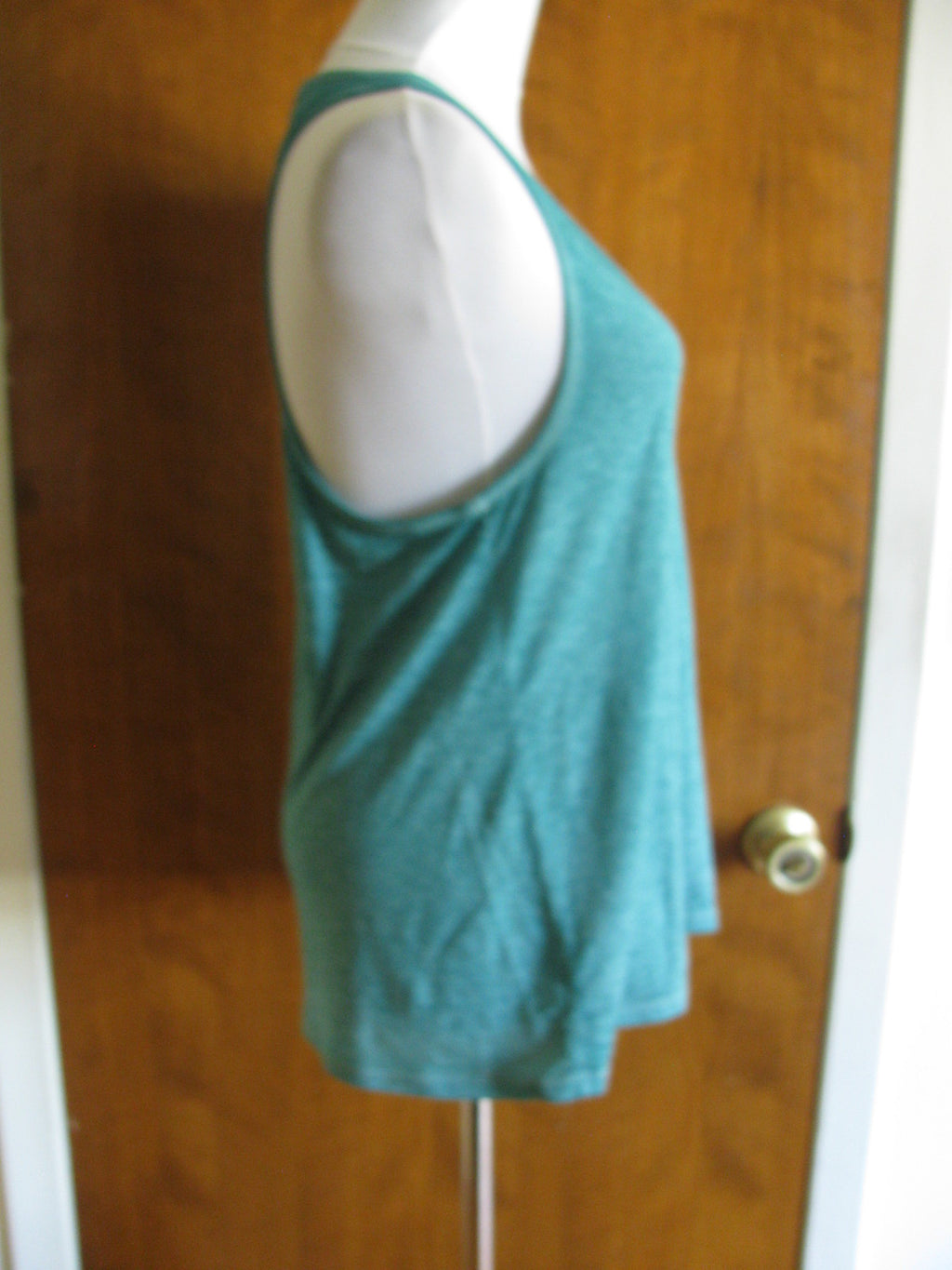 Gap women’s green polyester cotton top Large New