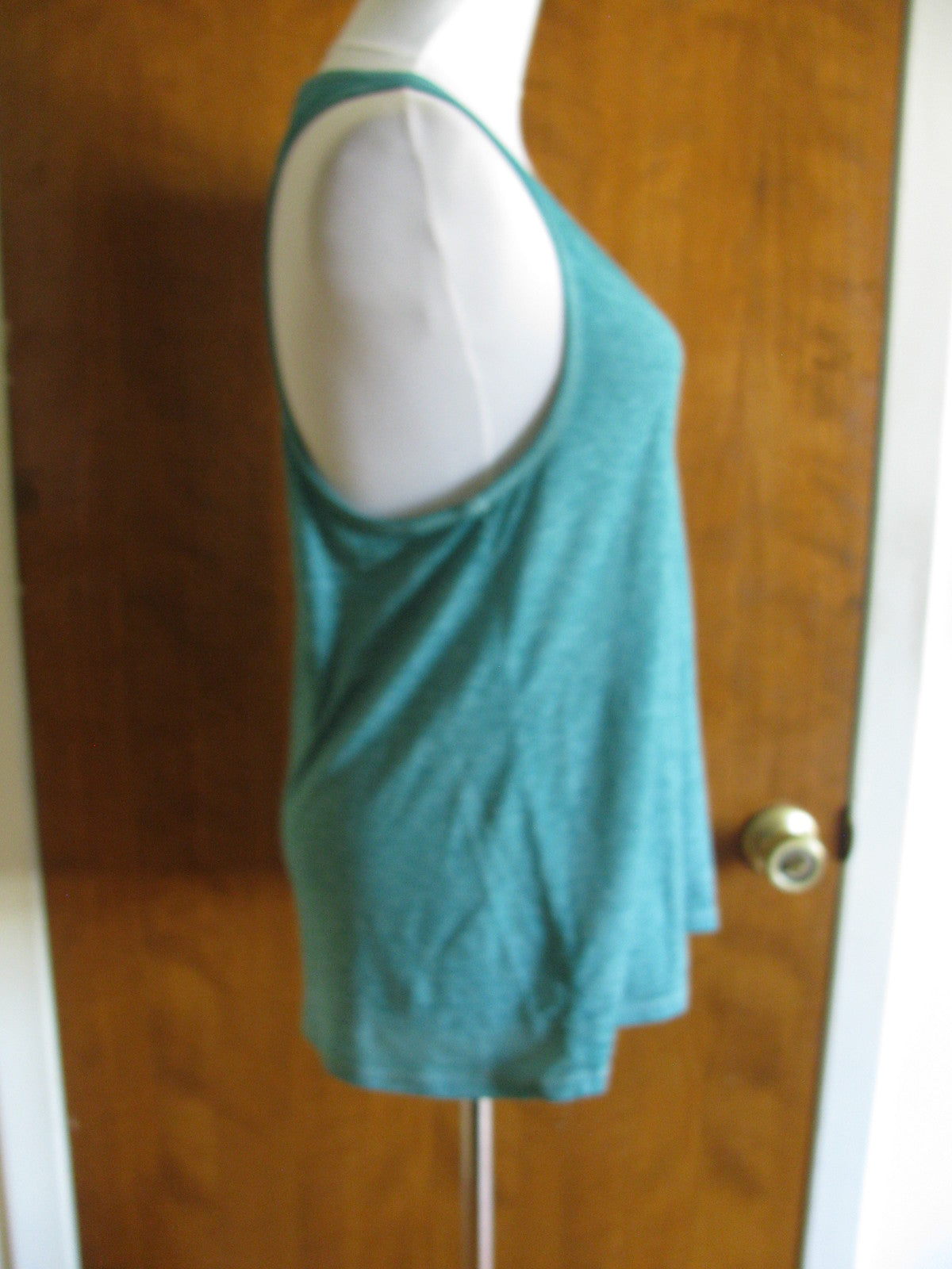 Gap women’s green polyester cotton top Large New