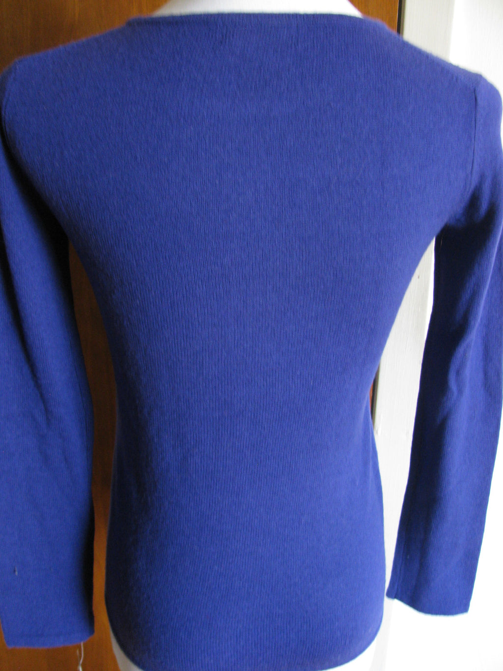 Evelyn Women's Purple 2Ply Cashmere Sweater Size PP 