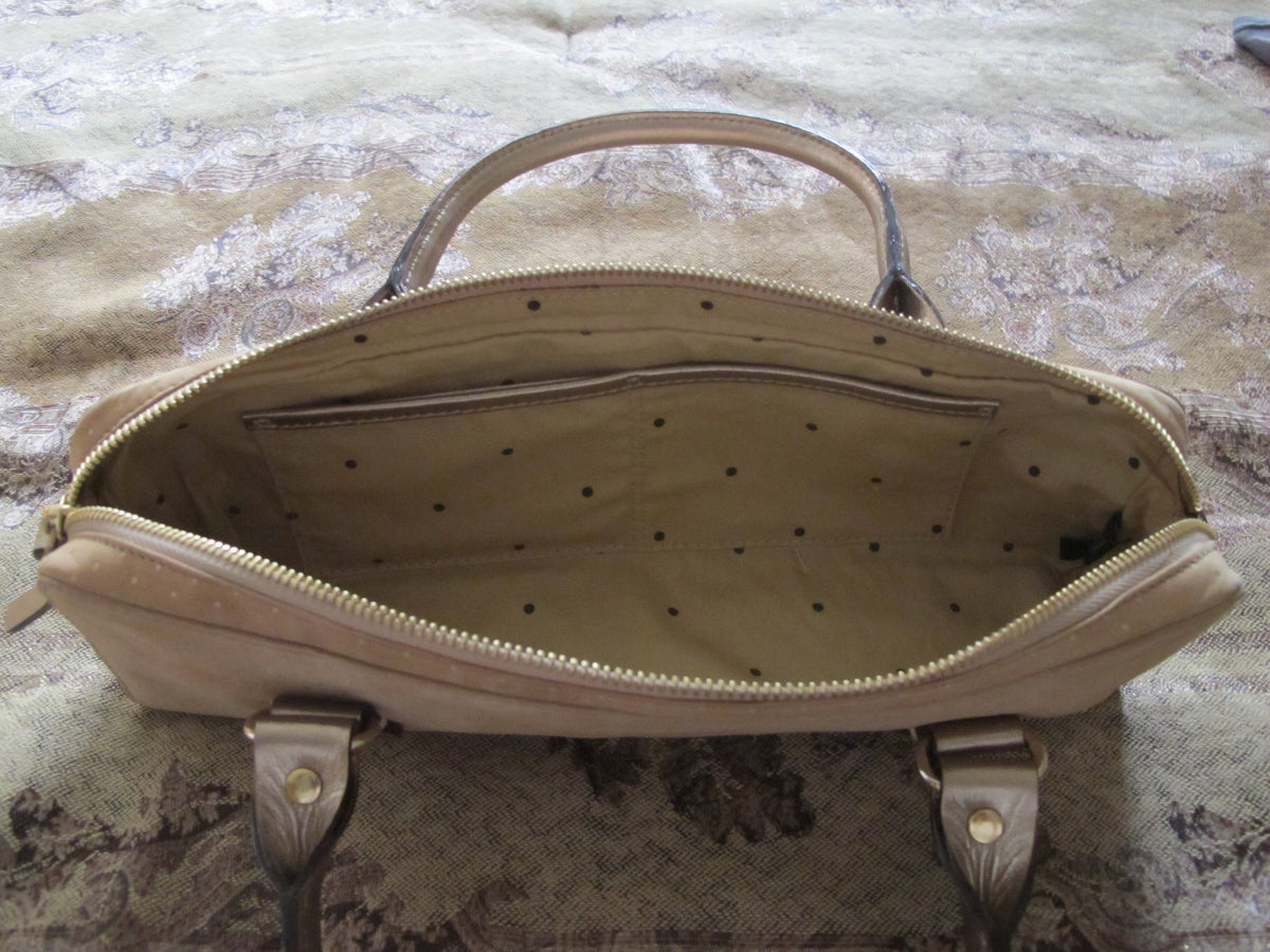 Kate Spade Women’s Beige Suede Small Bag 