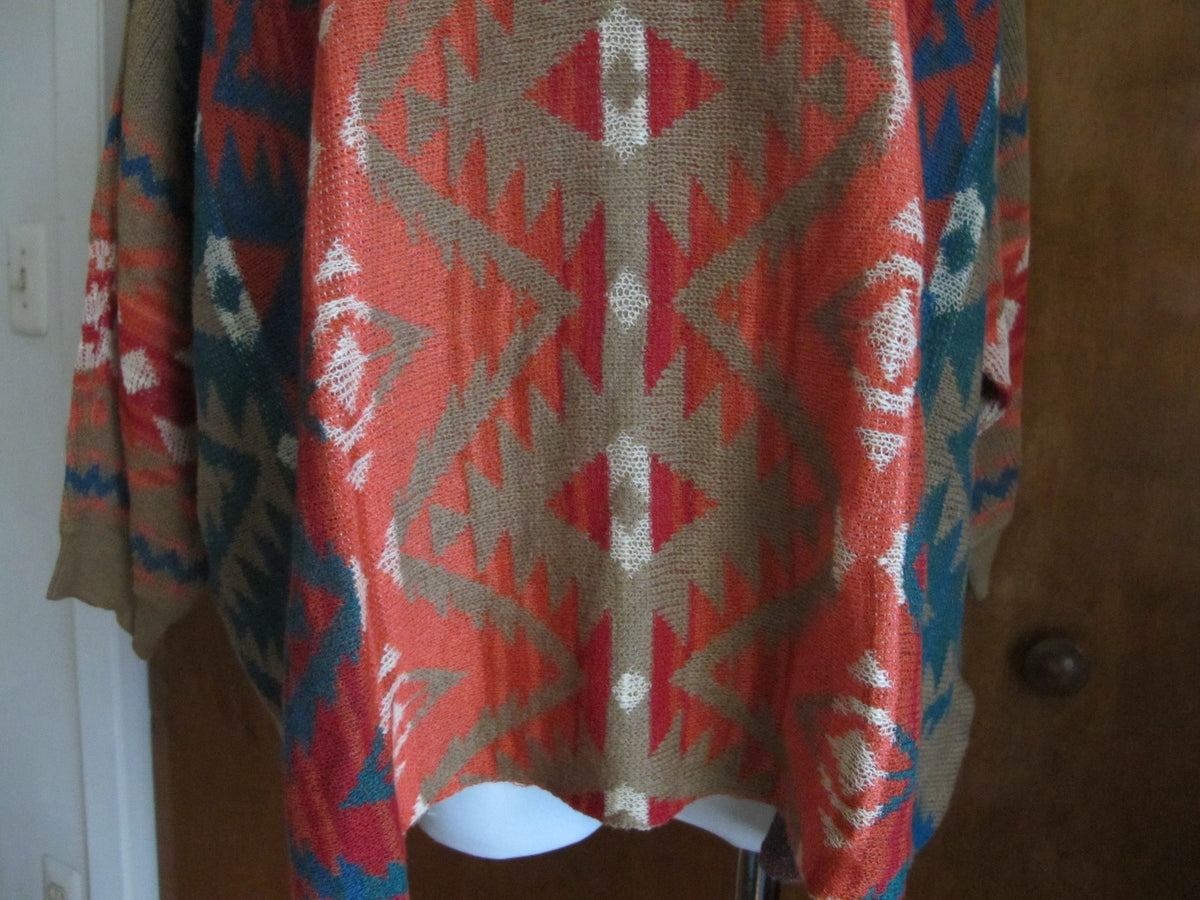 Denim & Supply Ralph Lauren women’s multi color cotton sweater size large NWT