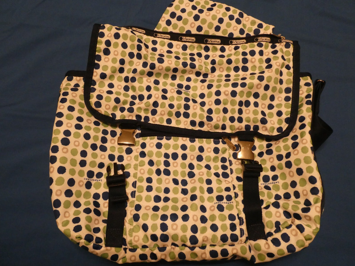LeSportsac Deluxe Everyday Bag Starlite Multicolor Crossbody 2 Piece W Cosmetic
