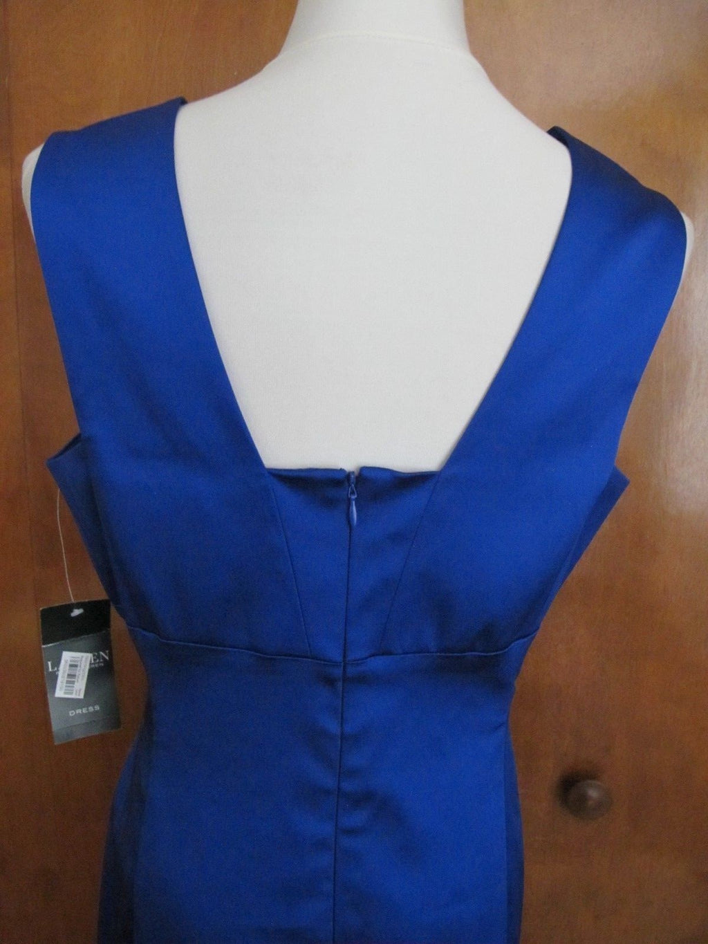 Ralph Lauren Women’s Blue Evening Dress Size 14 NWT 