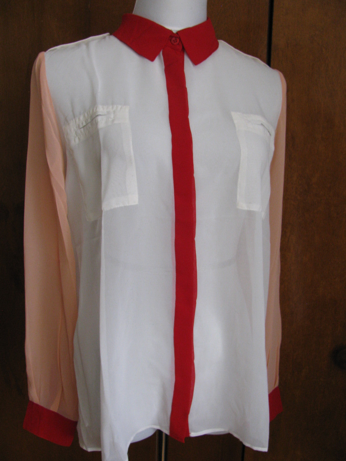Walter Baker women’s white peach Jayda top Small 