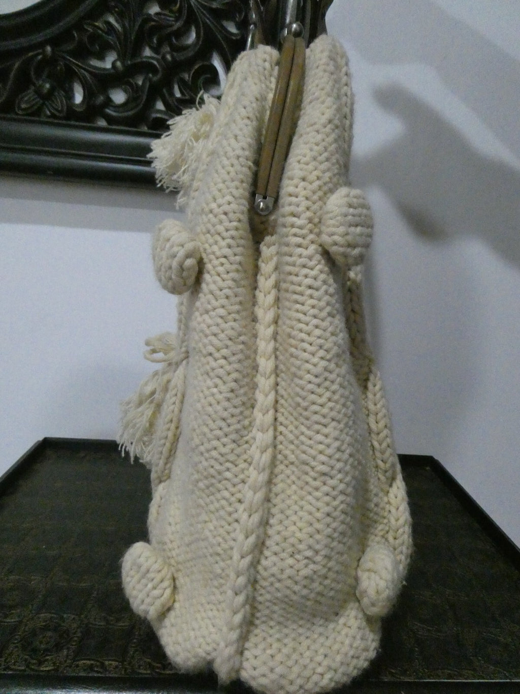 Juicy Couture Women’s Beige Knitted Large Shoulder Bag