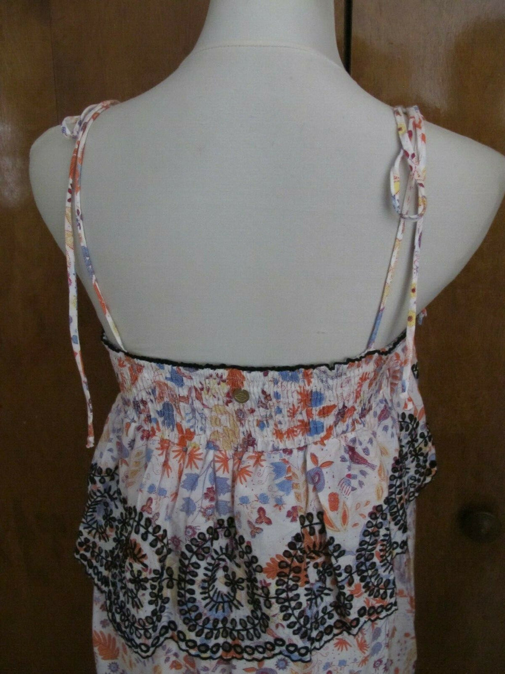 Anthropologie Antick Batik Women Multi Colored A-Line Dress Medium