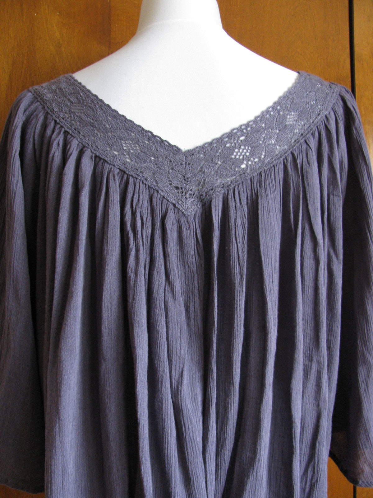 Denim & Supply women’s washed purple cotton viscose top  New