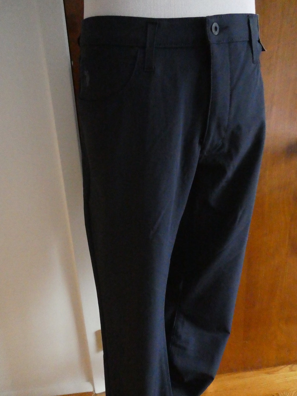 U.S. Polo Assn Men Slim Straight Active Stretch Pants 40x32 Navy CUNV 11D391NA