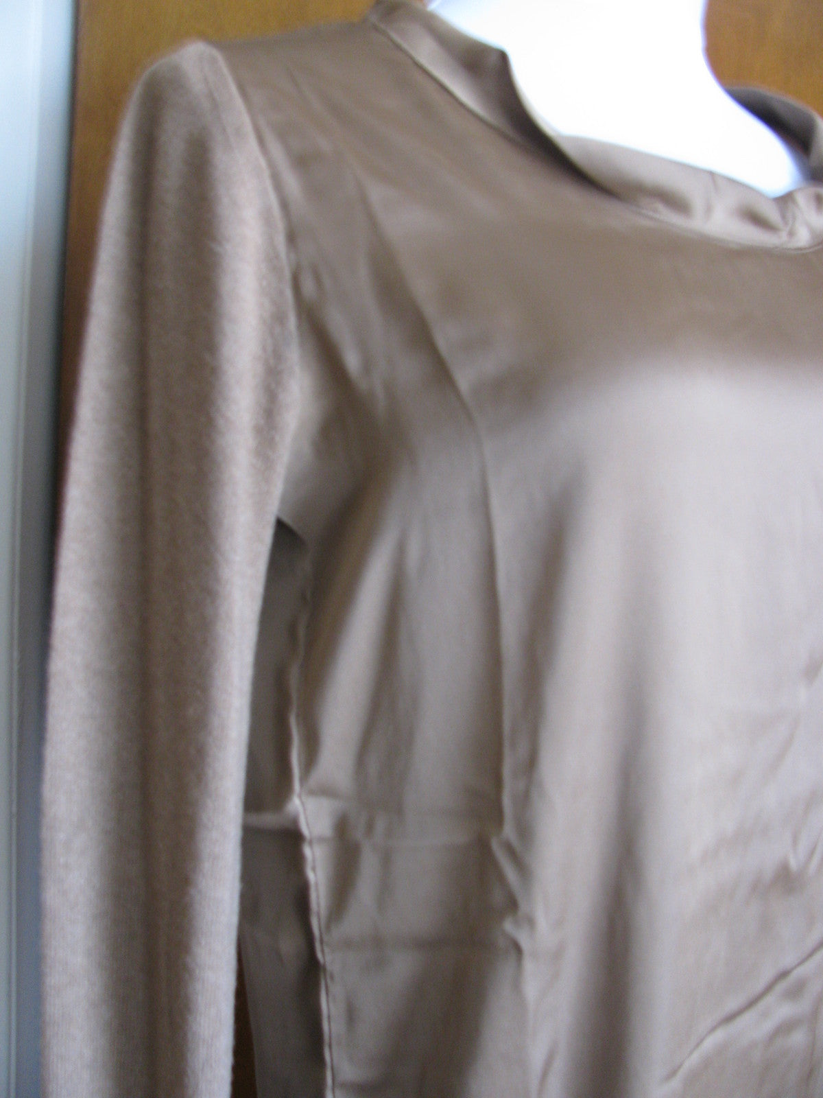 Twin Set by Simona Barbieri Women's Tan Sweater Dress Made in Italy Small 