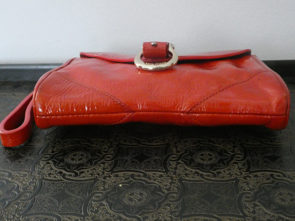 Vintage Kate Spade Women’s Patent Leather Wristlet Red Small Wallet