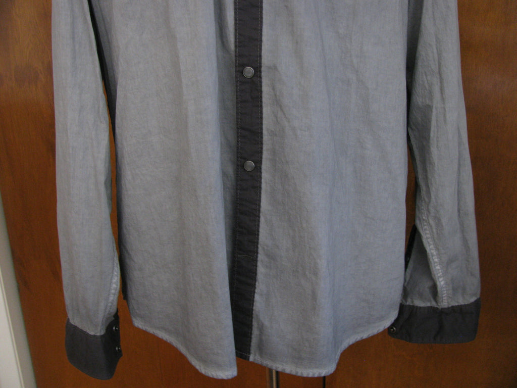 Guess men’s multi-color wave shirt slim fit XXL 