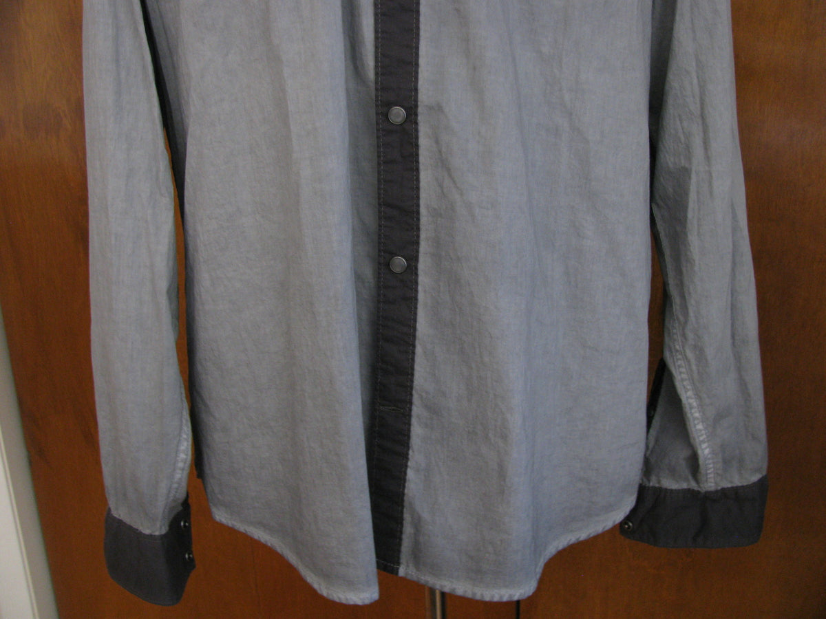 Guess men’s multi-color wave shirt slim fit XXL 