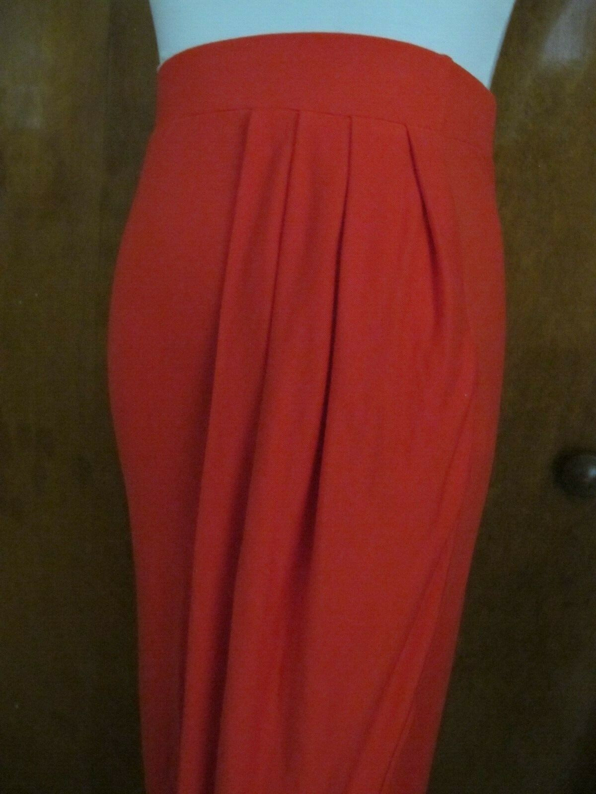 Armani Exchange women's red maxi rayon skirt x-small/thin and petite