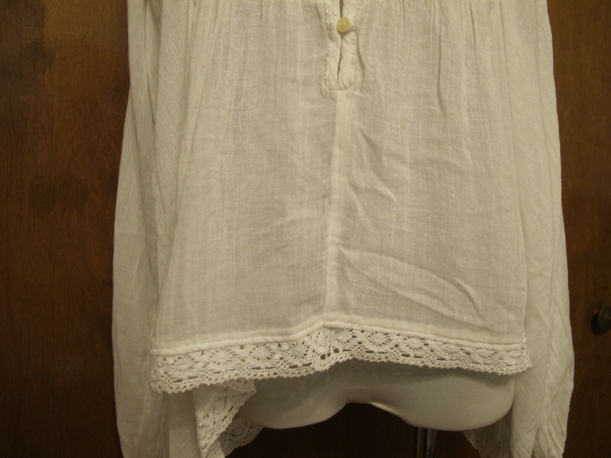 Denim & Supply women's off white long sleeves soft cotton top M, L, XL