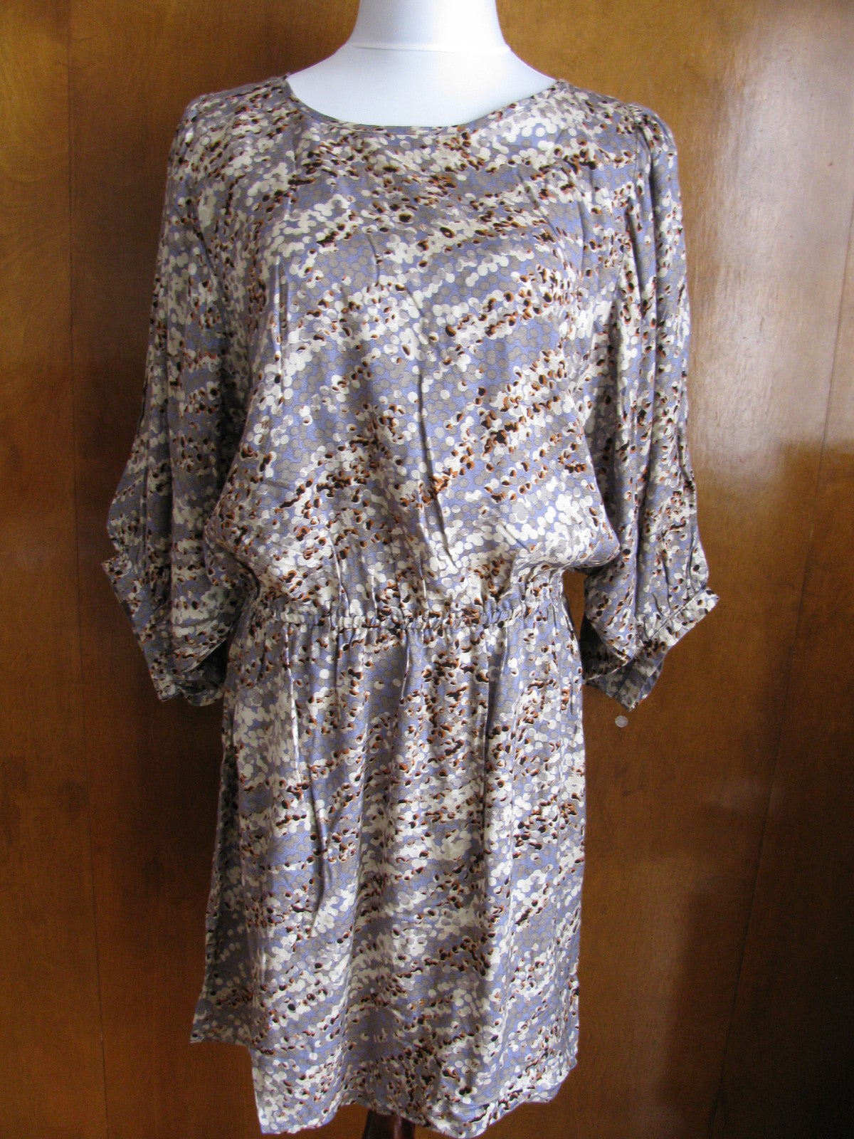 Pipa & Teegan women's soft viscose mufti colored 3/4 sleeves dress 10