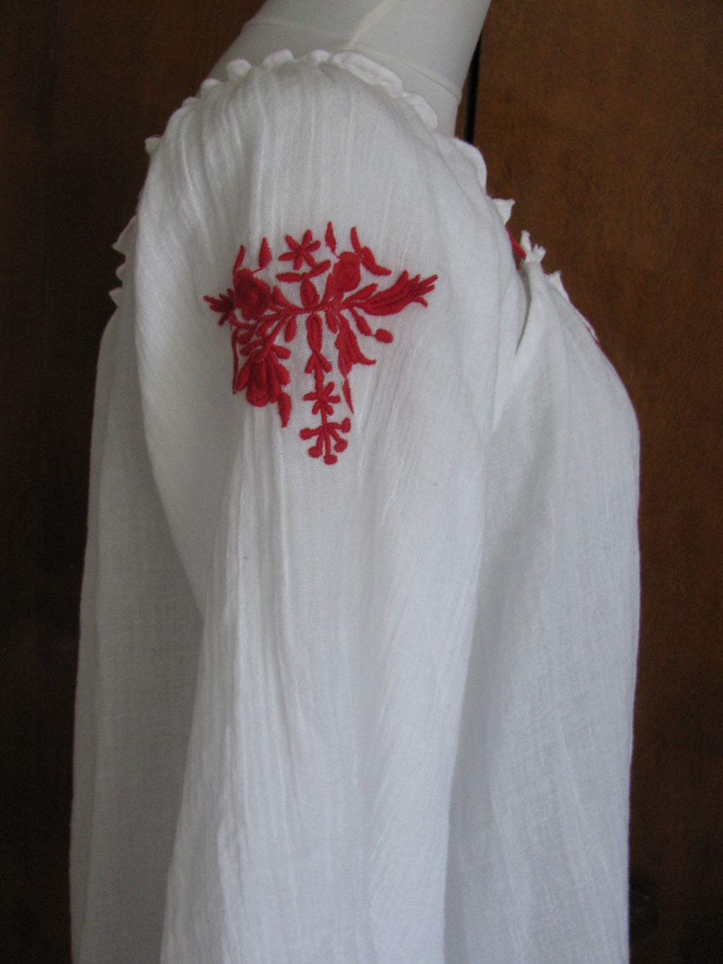 Ralph Lauren Denim & Supply women white cotton embroidered top