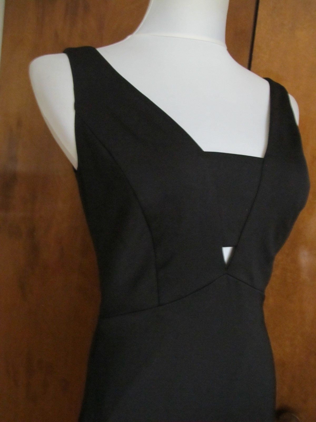 Lauren Ralph Lauren women's black detailed fitted lined dress size 2 NEW