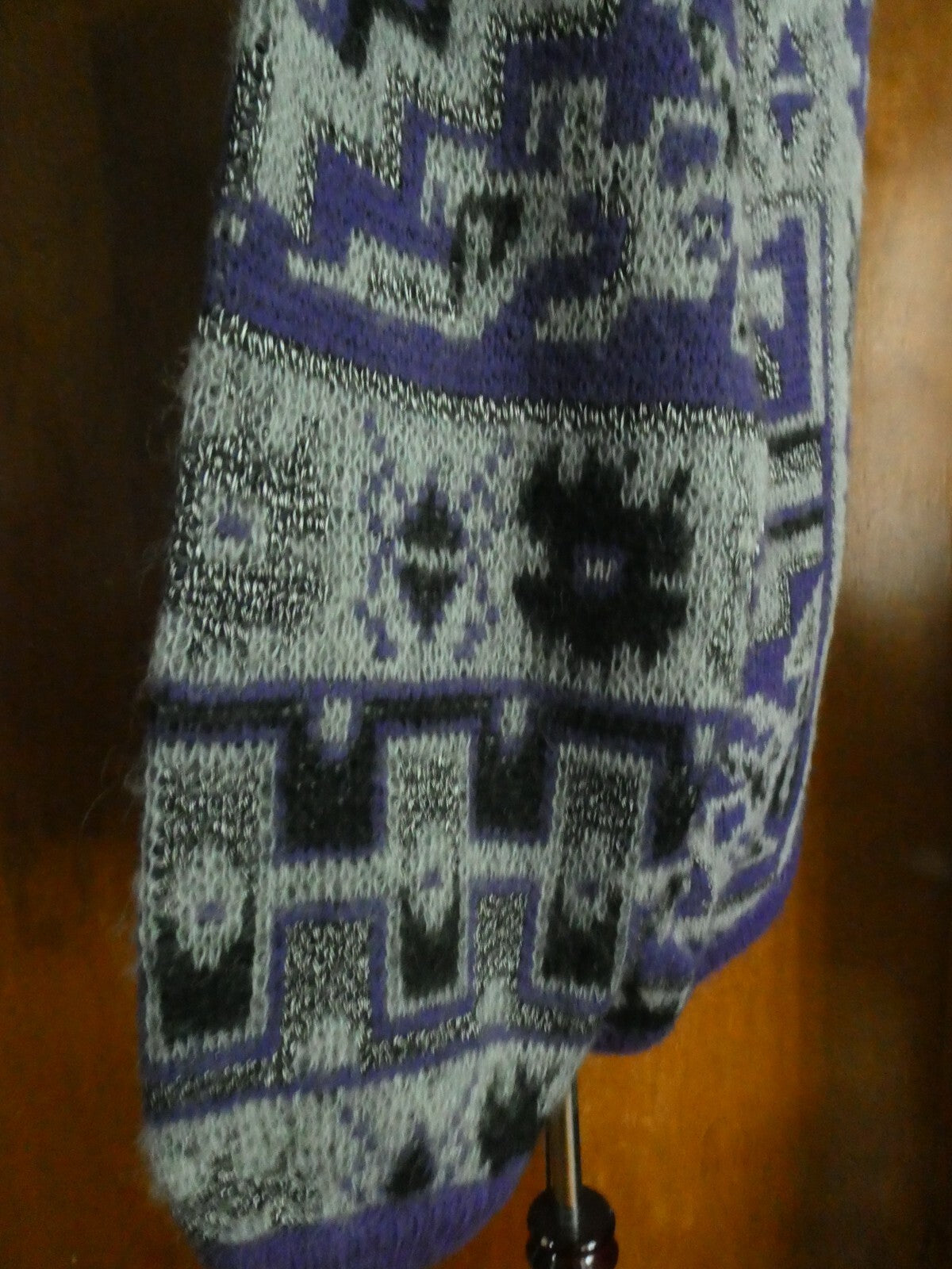 Vintage Wool Blend Sweater/Cardigan Ladies Fashion S.K.V.J. Medium