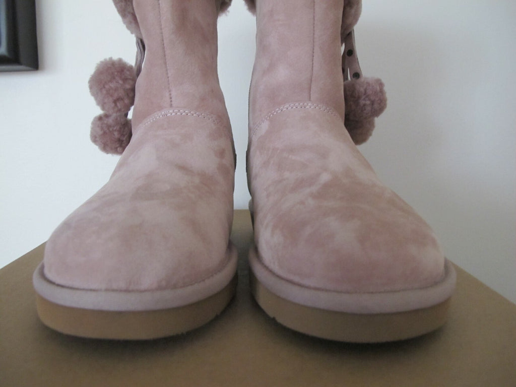 UGG Plumdale Cuff Short Boots Pink With Zipper Women’s Size 5 New