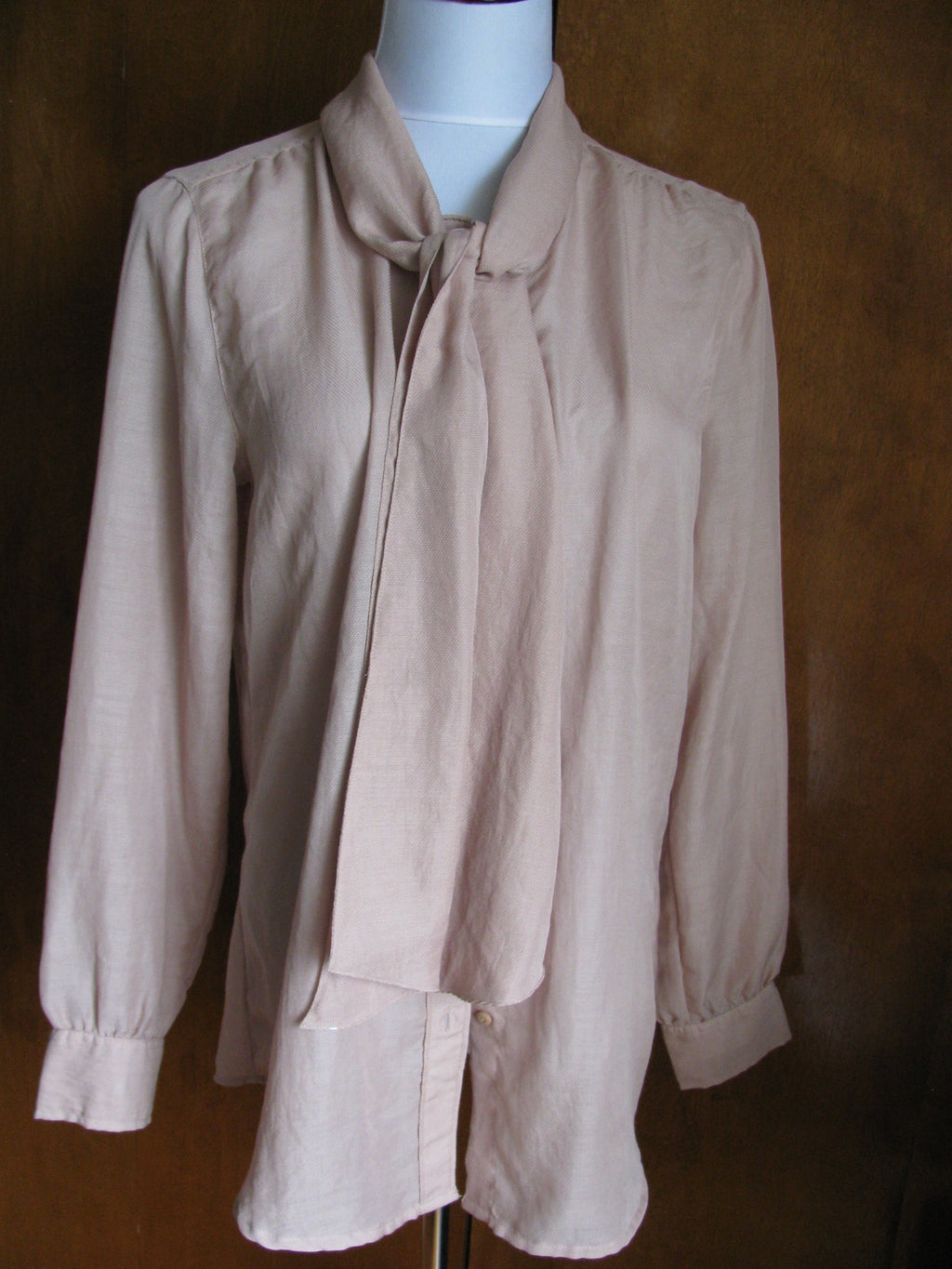 Gap women's light pink stylish long sleeves tunic top size large New