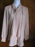Gap women's light pink stylish long sleeves tunic top size large New