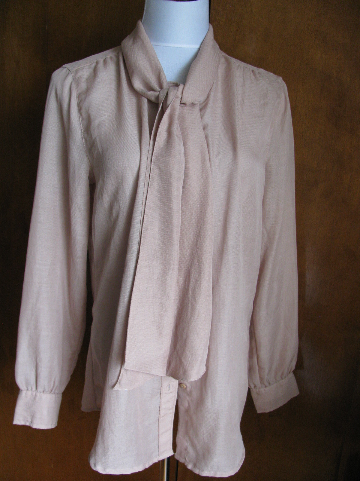 Gap women's light pink stylish long sleeves tunic top size large New