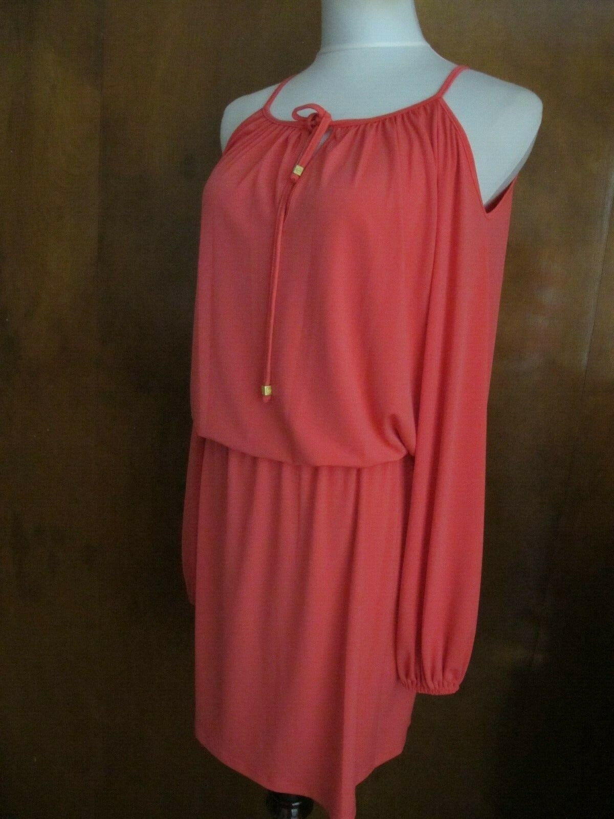 Michael Kors women's red cutout dress Medium New