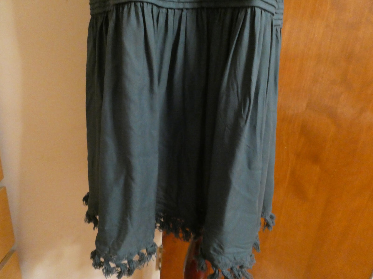 Anthropologie Floreat women's green 100% viscose dress
