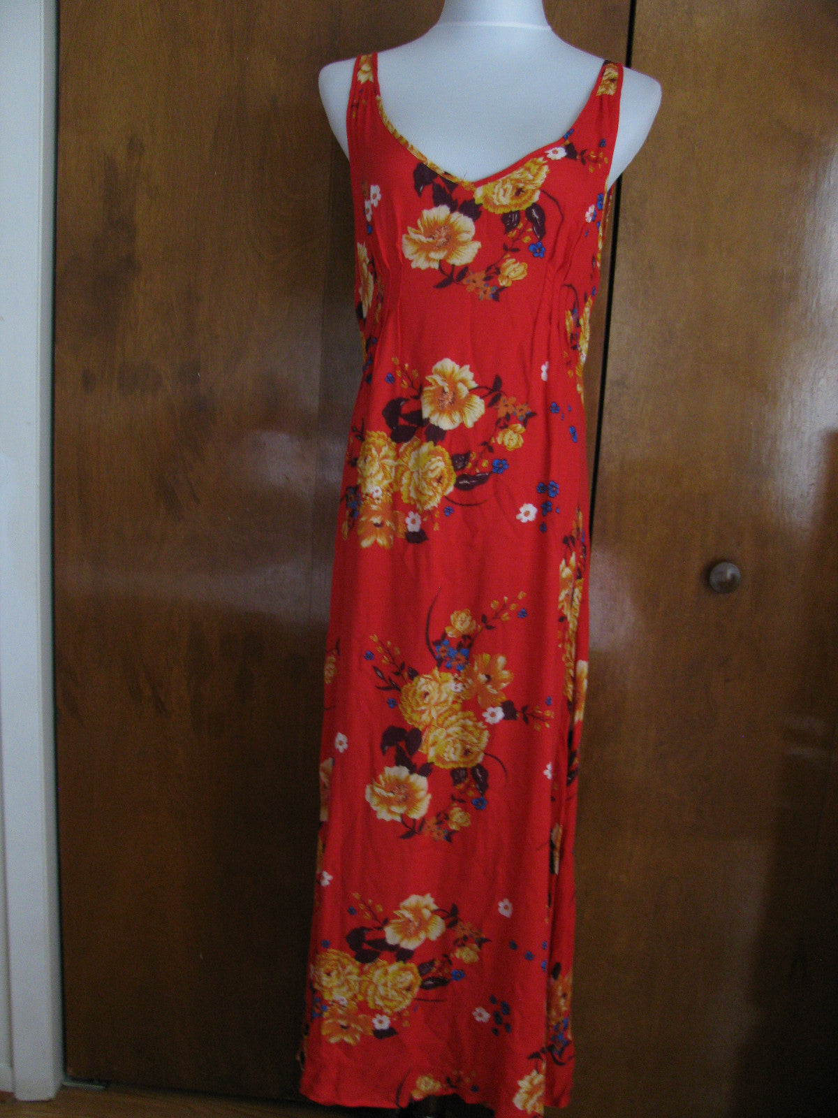 Free People women’s multi color soft rayon long dress New