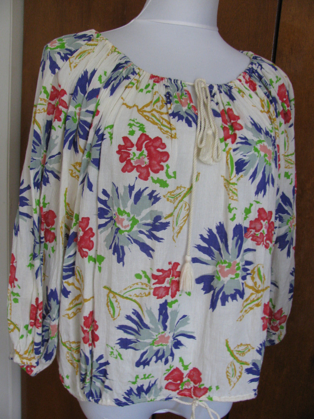 Denim & Supply women’s cotton/viscose colored 3/4 sleeves top Xlarge