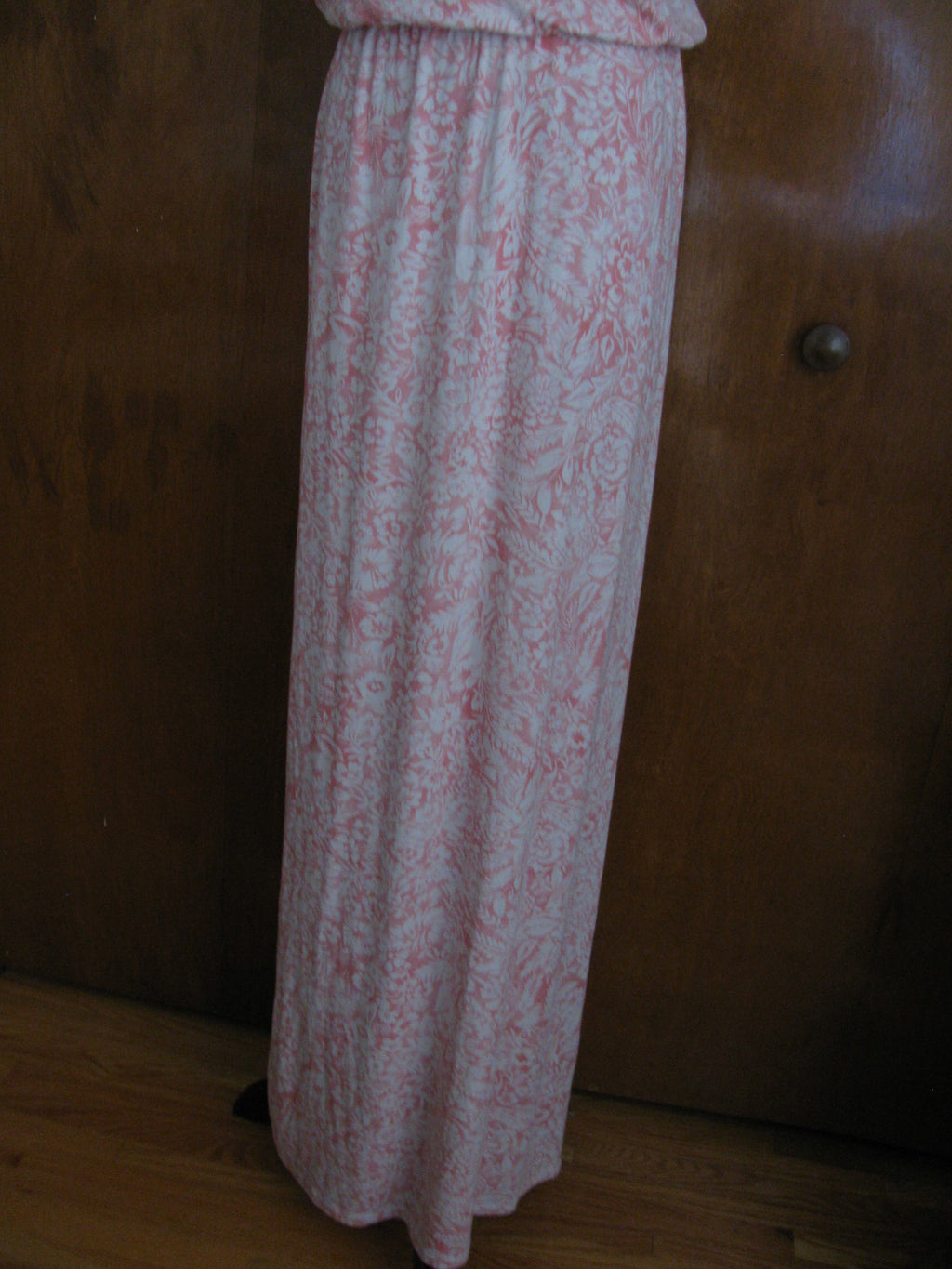 Armani Exchange Women's Faded Floral Modal Long Dress New