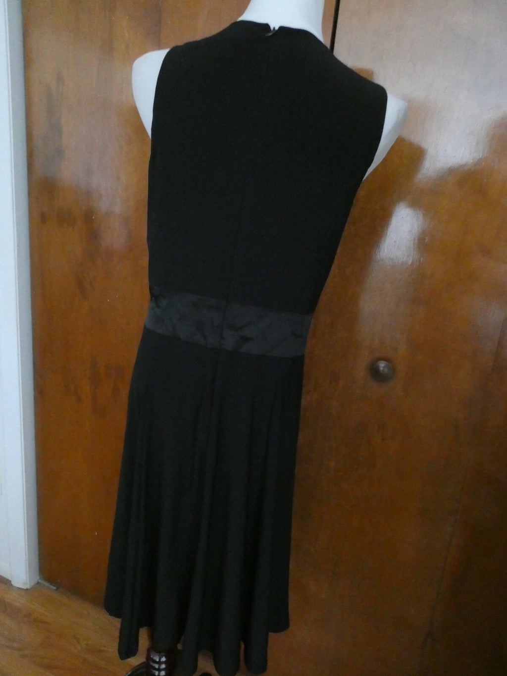Ralph Lauren women’s black elegant neck Jersey evening dress
