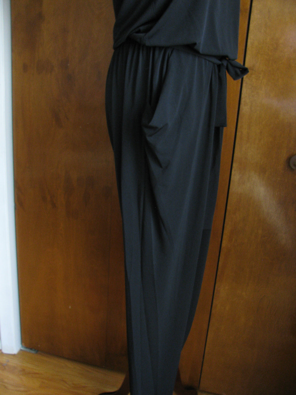 Michael Kors Women’s Black Silver Evening Jumpsuit 