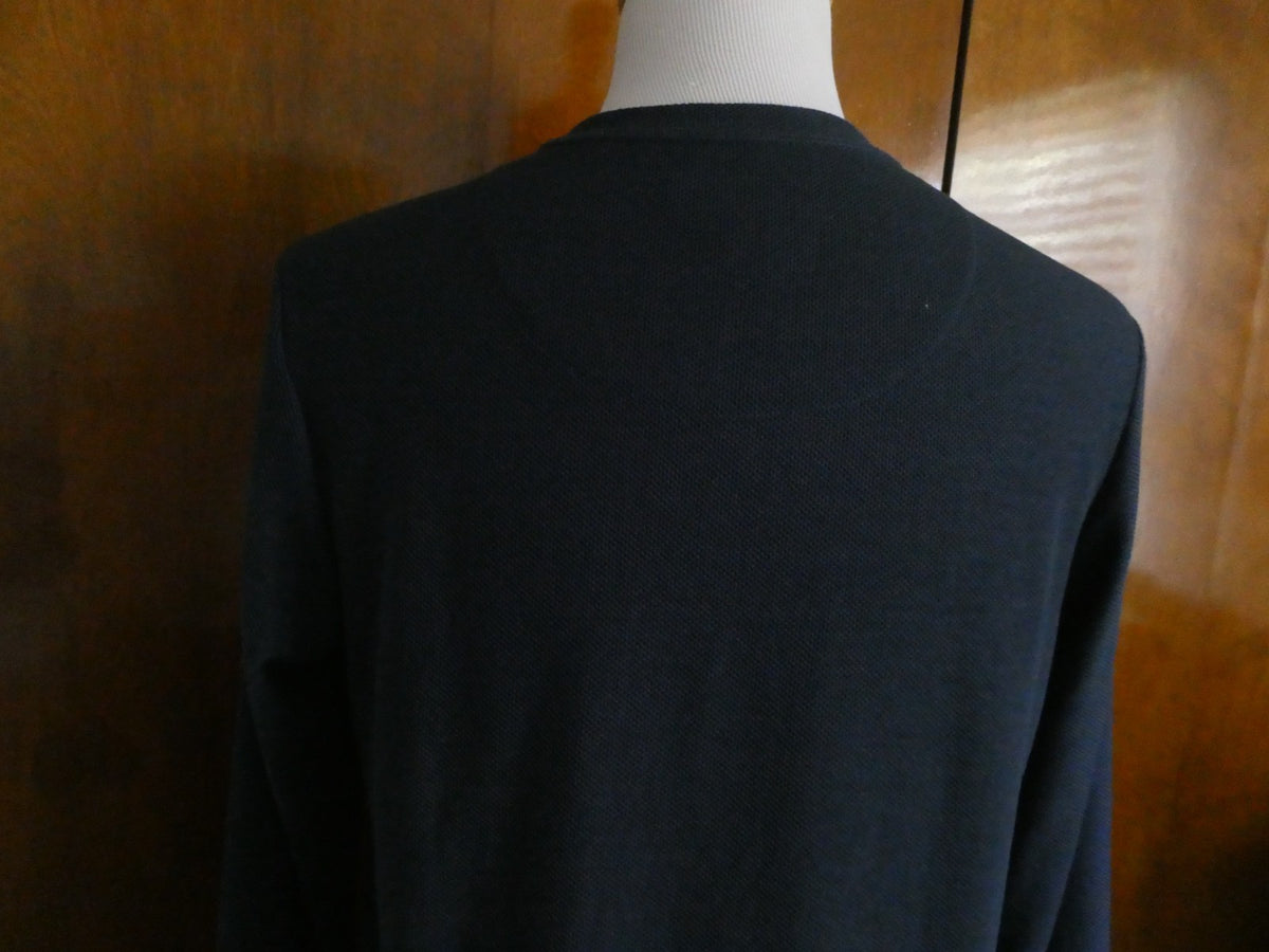 Tommy Bahama Men Medium Long Sleeve Shirt Black Crew Neck Casual Classic Fit