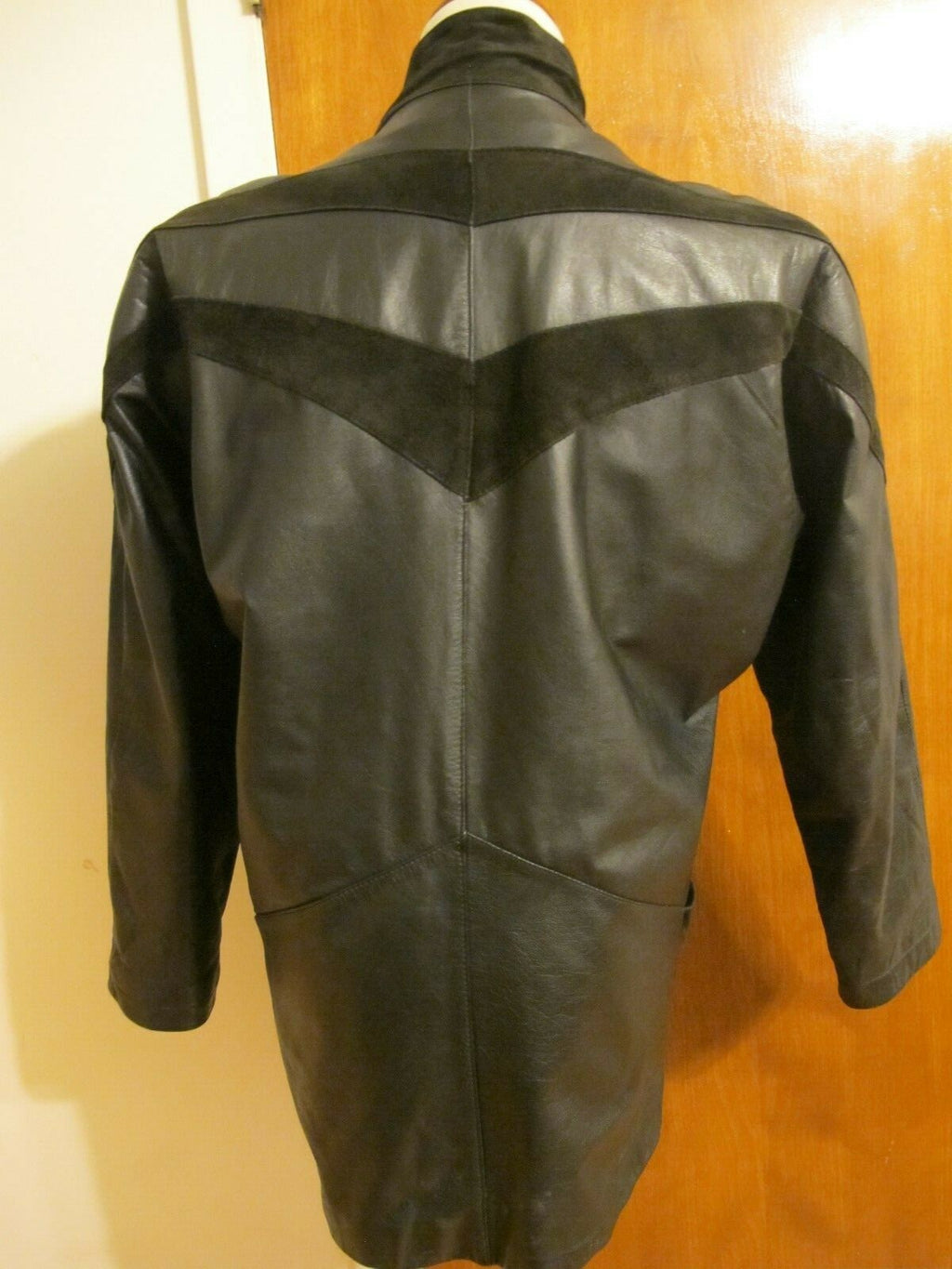 Pelle Cuir Women's Black Real Genuine Leather Detailed Jacket Coat Size Small
