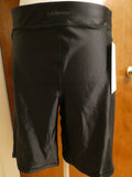 Lululemon Satin Shine Panelled HR Short 8" Wordmark Black Size 14 NWT