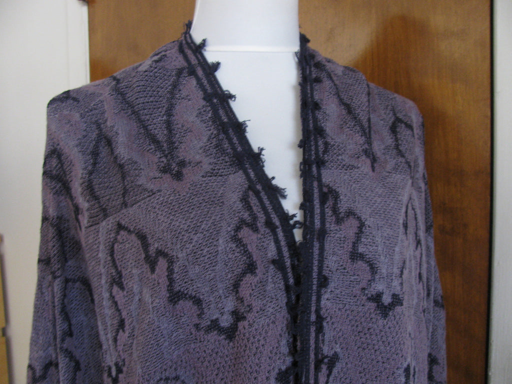 Free People women’s midnight open front flowing sleeves cardigan Medium New