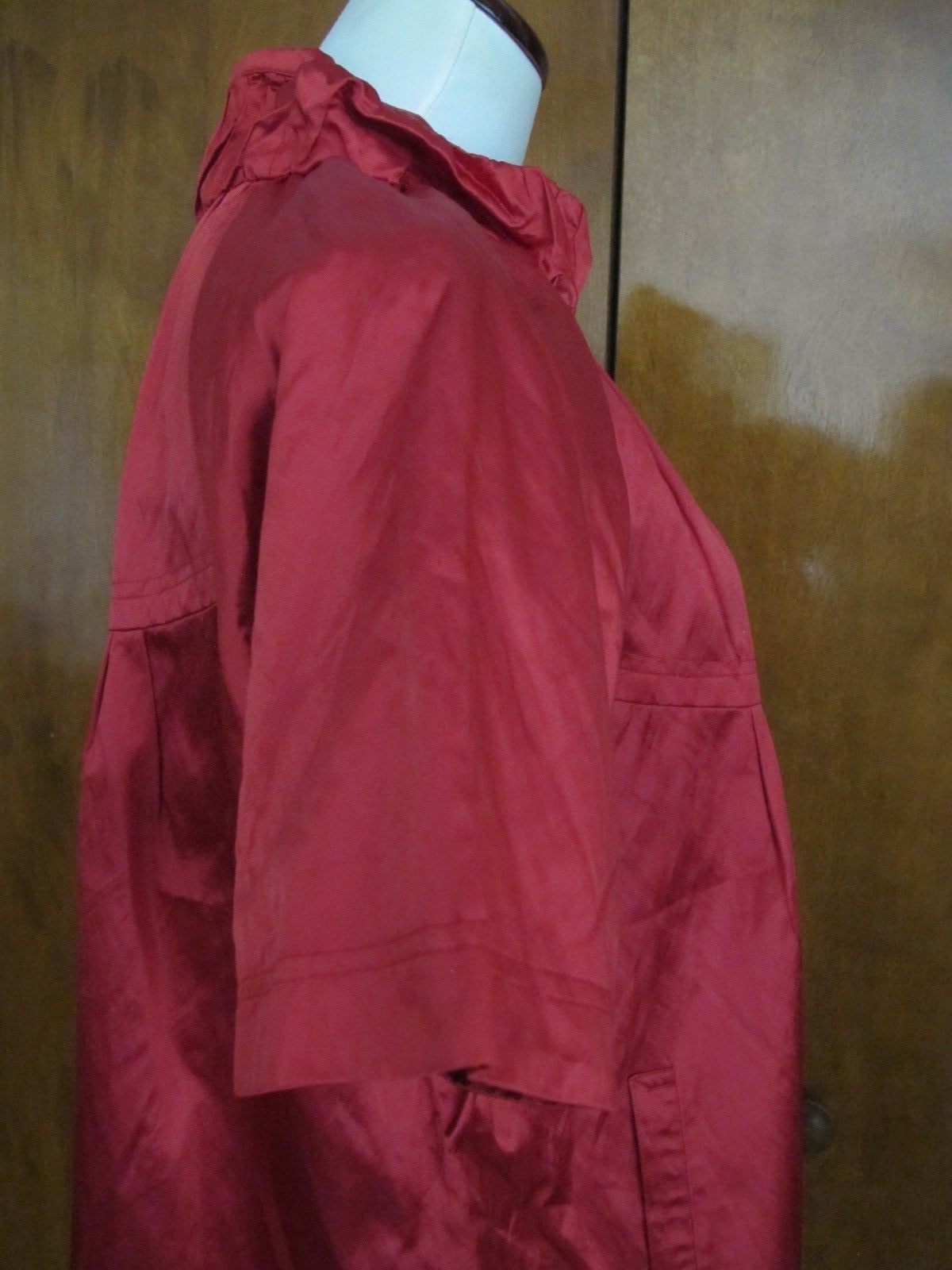 Sharagano Paris women's red lightweight lined jacket size Xlarge NWT