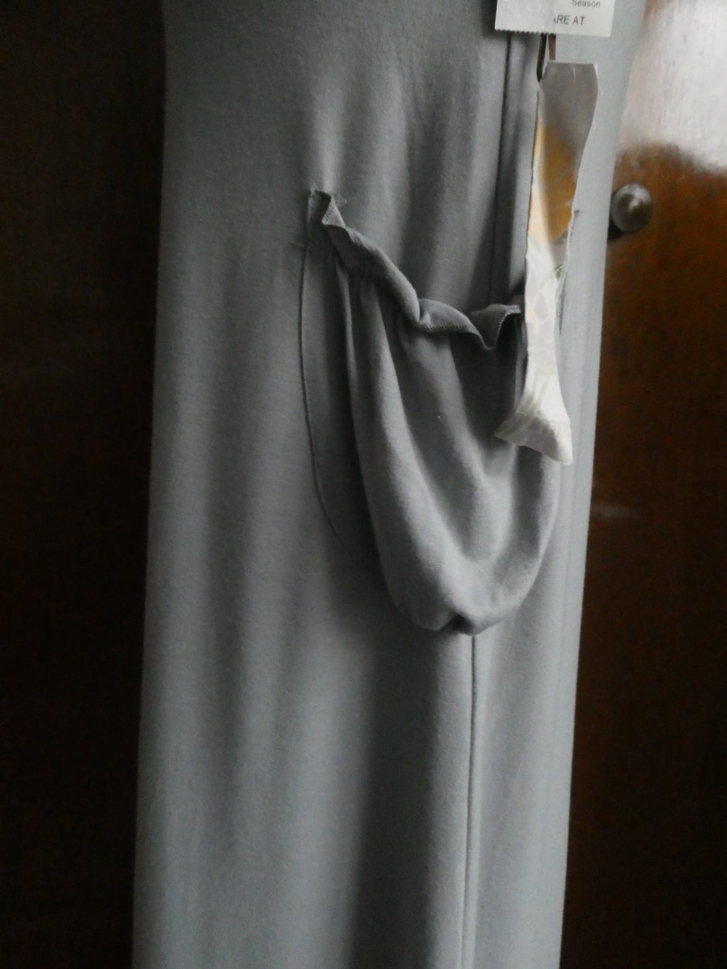 Mimi Chica women gray detailed skirt Large with pockets Large