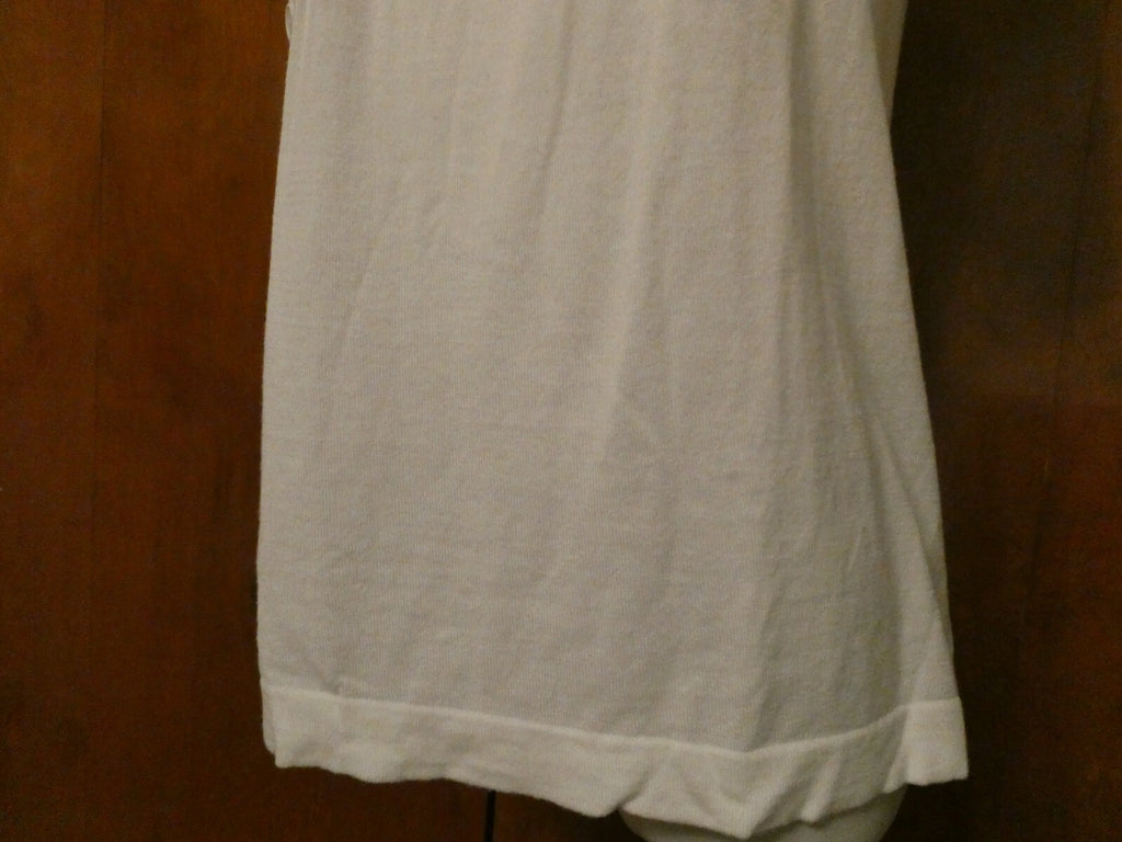 Population POP Women's White Stylish Cotton/Viscose Top Size P/M