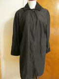 London Fog women's black A-line hooded jacket coat Small