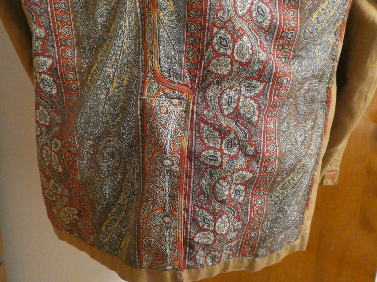 Robert Graham Blazer Men’s Soft 100% Cotton Brown Sport 1 Piece Coat Casual XL