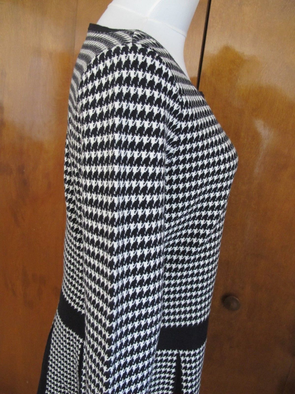 Lauren Ralph Lauren women’s black white fit and flare NWT dress size Large