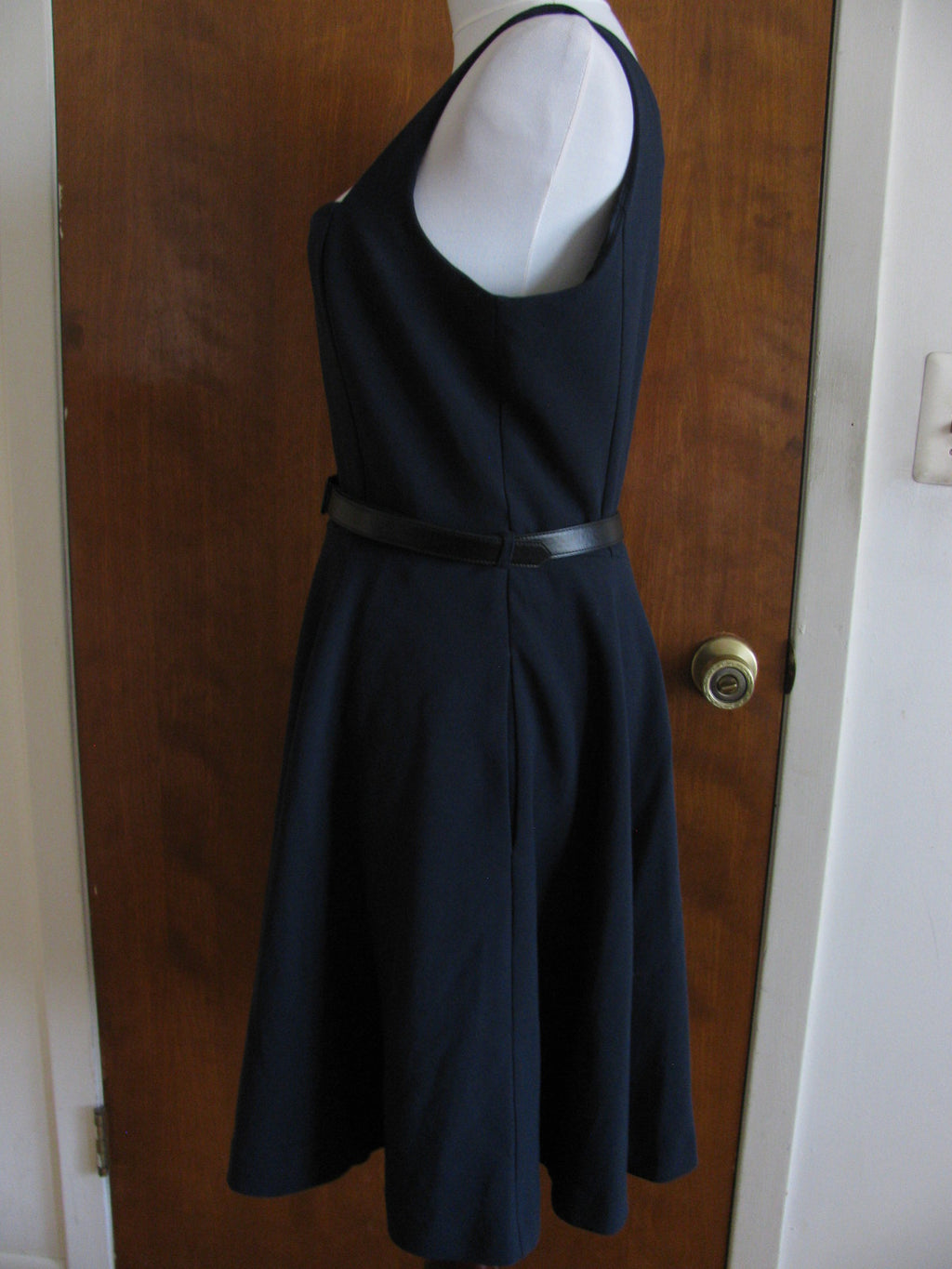Armani Exchange women’s lined A-Line navy evening dress size 12  NWT