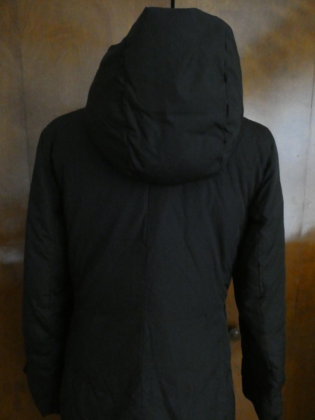 Cole Haan Women's Black Hooded Down Feather Winter Coat Size Small