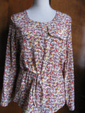 Gap women's multicolored printed detailed pocketed tunic top New