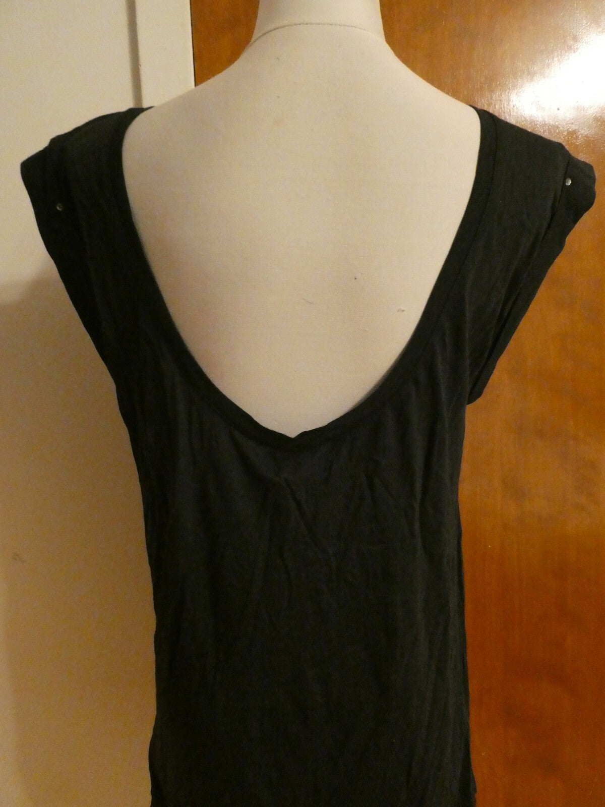 Juicy Couture Women's Black Detailed Top Large 