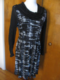 Kensie women’s heather grey combo lined dress Medium