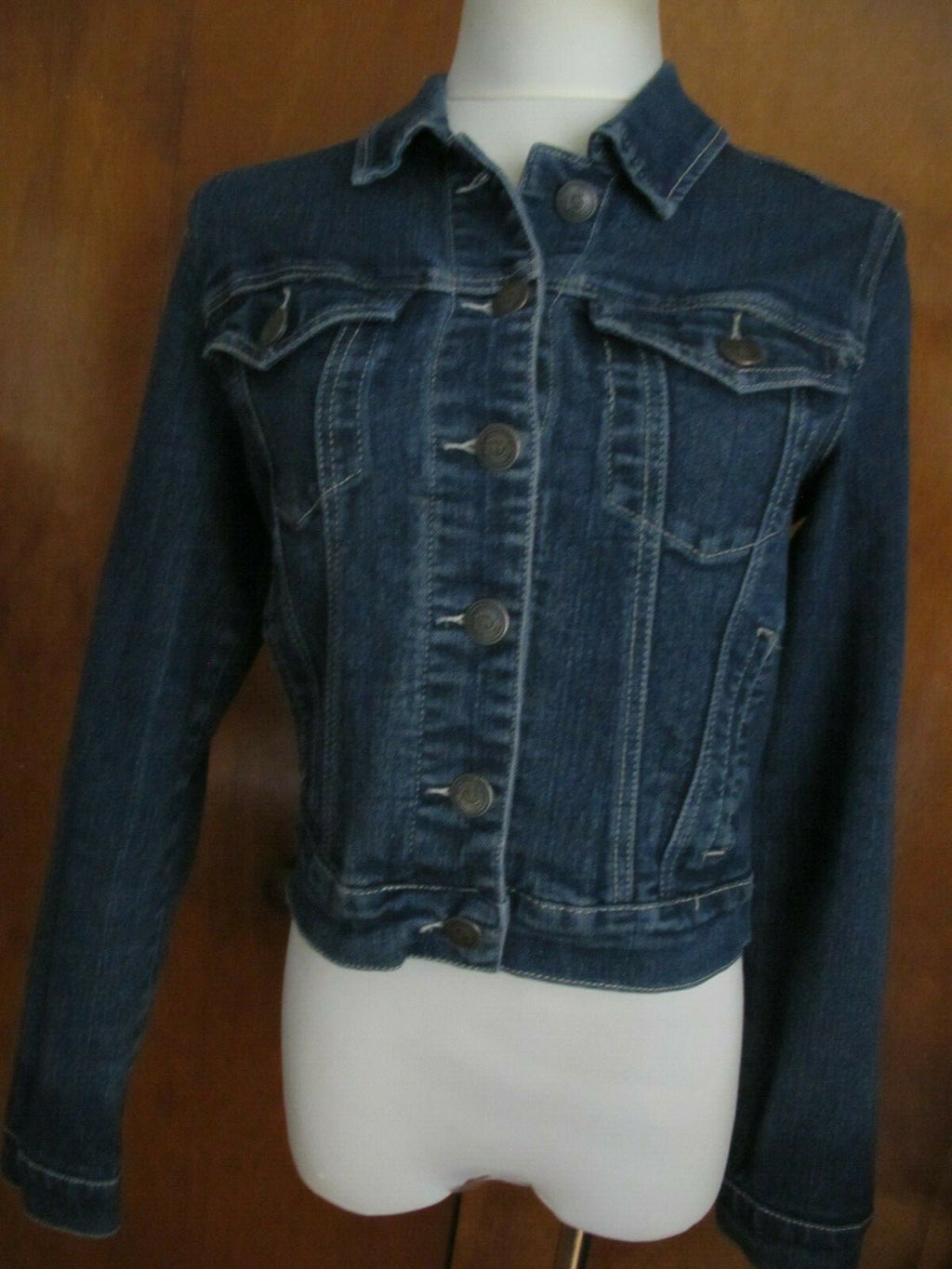 Nofuze Jeans women's soft blue jean jacket medium