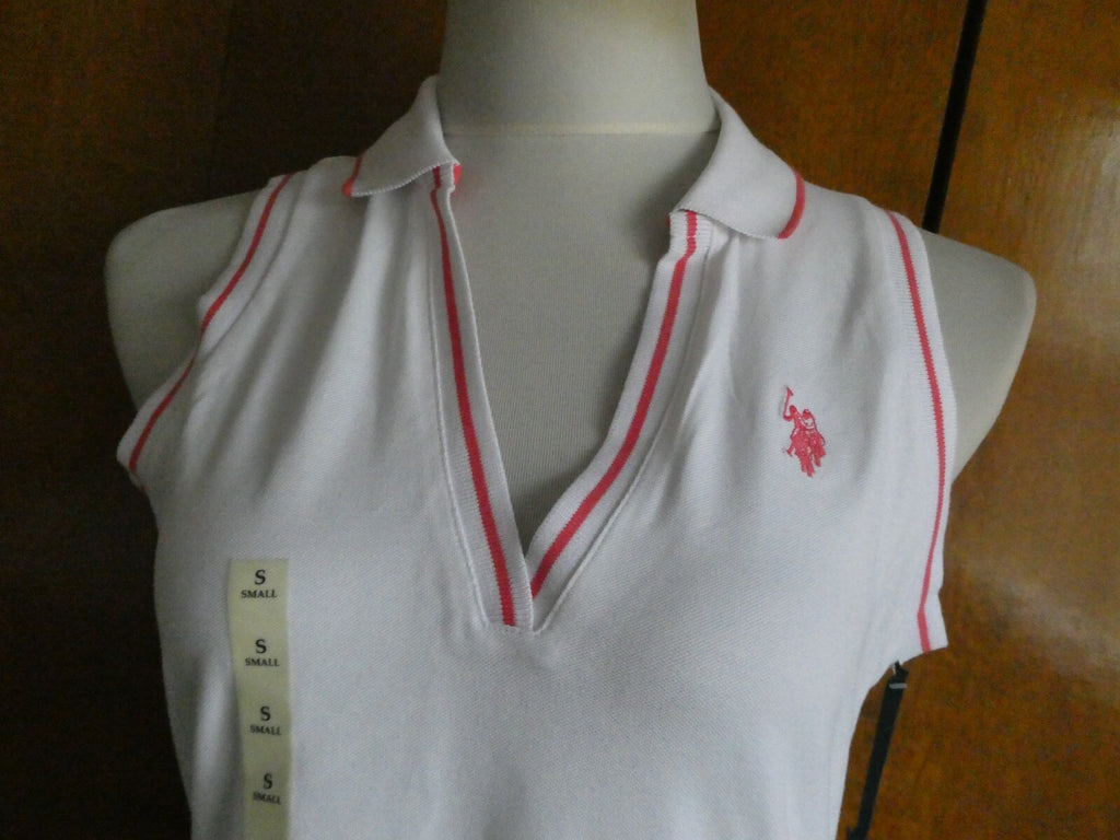 US POLO ASSN Women’s White USPA Sport Athletic Workout Dress Size Small
